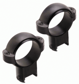 Burris Zee Rings 1" High - Steel Gloss