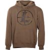 Leupold Distressed Reticle Hoodie Otter S