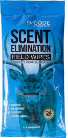 Code Blue D-Code Field Wipes 24-Pack - OA1318
