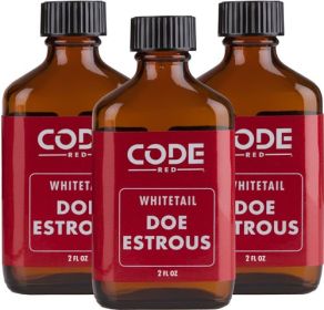 Code Blue Code Red Deer Lure Doe - Estrus Triple Pack 2Fl Oz/Ea OA1325