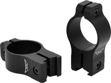 Warne Scope Mounts Warne Vapor 1" Hgh Matte Rings - Aluminum Fits 3/8-11Mm Dvetail V422M