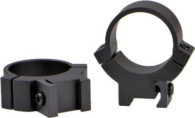 Warne Scope Mounts Warne Rings 7.3/22 1" Medium - Matte 3/8 Or 11Mm Dovetail 721M