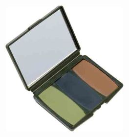 Hs Face Paint Woodland Camo - Compac - Green Black Brown