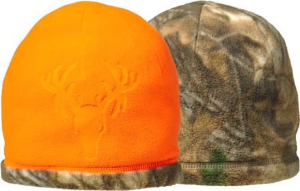 Hot Shot Casual Fleece Beanie - Maverick Debossed Blz/Rt-Edge