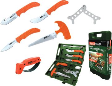 Accusharp Game Processing Kit - Complete 9-Piece Kit W/Hd Case
