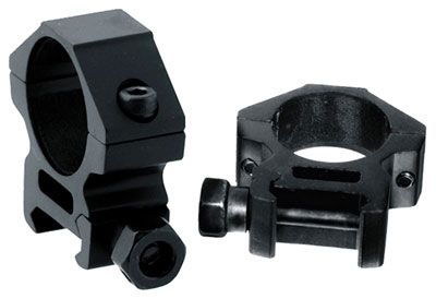 Utg Rings 1" Low Profile - Matte Black Picatinny/Weaver