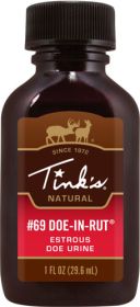 Tinks Deer Lure #69 Doe-In-Rut - 1Fl Oz Squirt Top Bottle